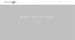 Desktop Screenshot of ninasvechtarov.com