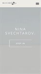 Mobile Screenshot of ninasvechtarov.com